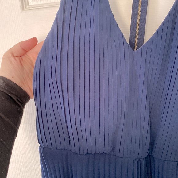 Lucy Paris Pleated Halter Style Cocktail Dress - Picture 6 of 9